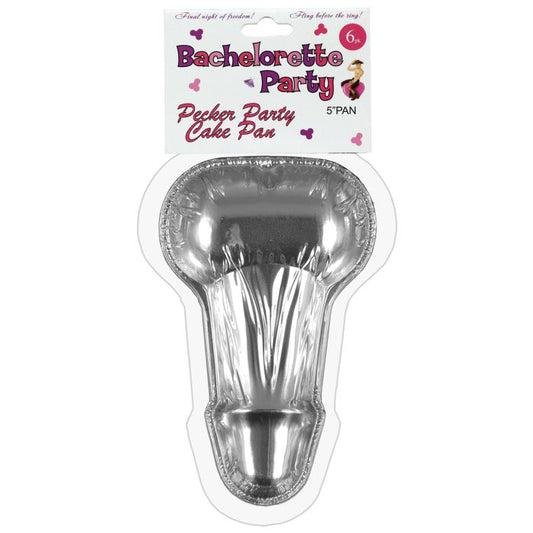 Bachelorette Disposable Peter Party Cake Pan Small - Pack of 6