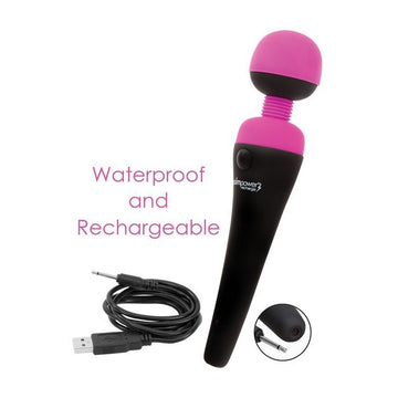 Palm Power Rechargeable Massager w/Attachments