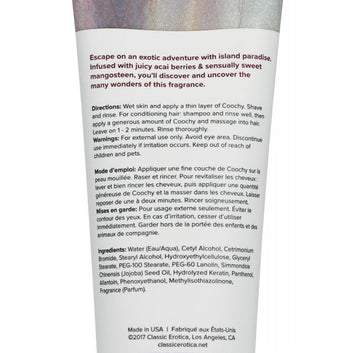 COOCHY Shave Cream - 3.4 oz Island Paradise