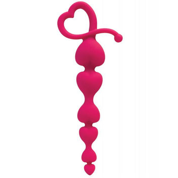 Curve Toys Gossip Hearts on a String - Magenta