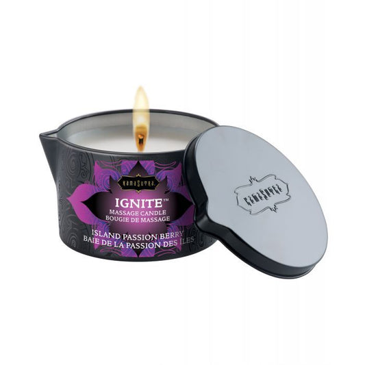 Kama Sutra Ignite Massage Soy Candle - Island Passion Berry