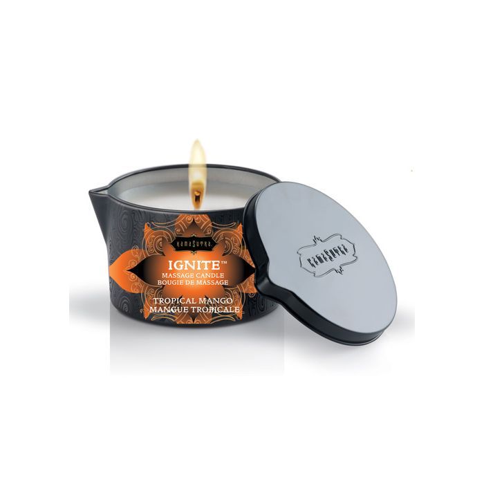 Kama Sutra Ignite Massage Soy Candle - Tropical Mango