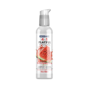 Swiss Navy 4 in 1 Playful Flavors Watermelon - 4 oz