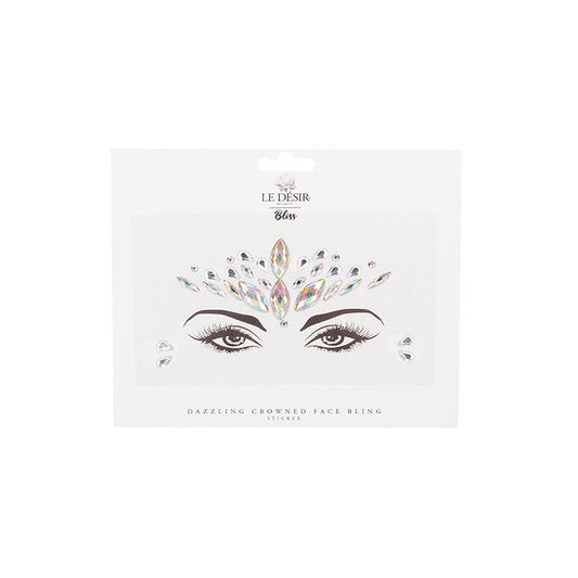 Shots Bliss Dazzling Crowned Face Bling Sticker O/S