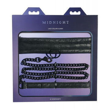 Sincerely Lace Collar & Leash - Black