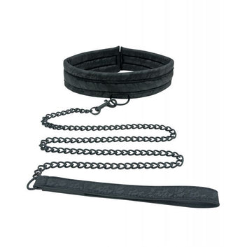 Sincerely Lace Collar & Leash - Black