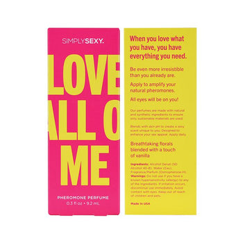 Simply Sexy Pheromone Perfume - .3 oz Love All of Me