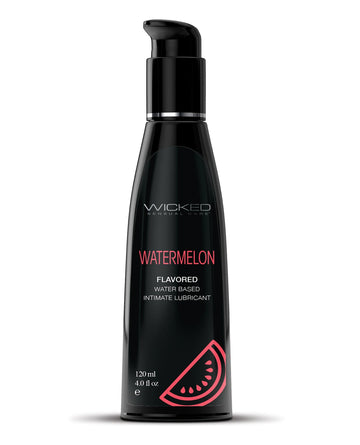 Wicked Sensual Care Aqua Water Based Lubricant - 4 oz Watermelon