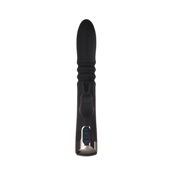 Rapid Rabbit Thrusting Dual Vibe - Black